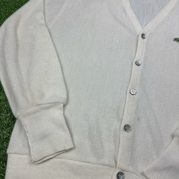 Vintage Lacoste Izod cardigan men’s size large - Picture 3 of 8